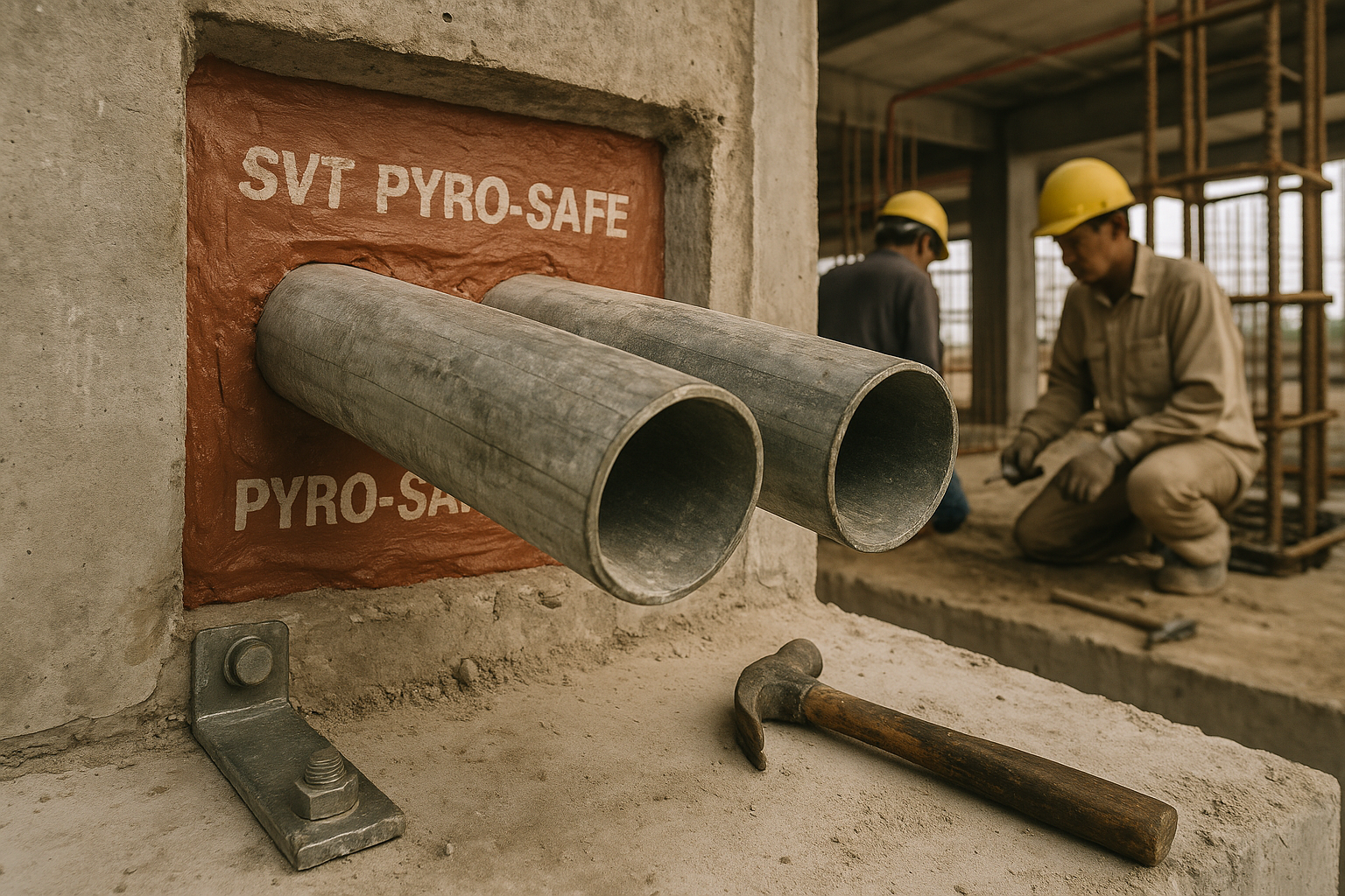 การประเมินการใช้งานวัสดุกันไฟ SVT Pyro Safe ในระบบป้องกันไฟอาคาร